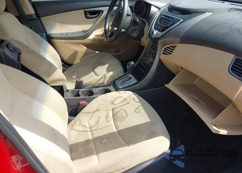 2012 Hyundai Elantra Gls (Ulsan Plant) z USA, uszkodzony, nr VIN KMHDH4AE9CU383683